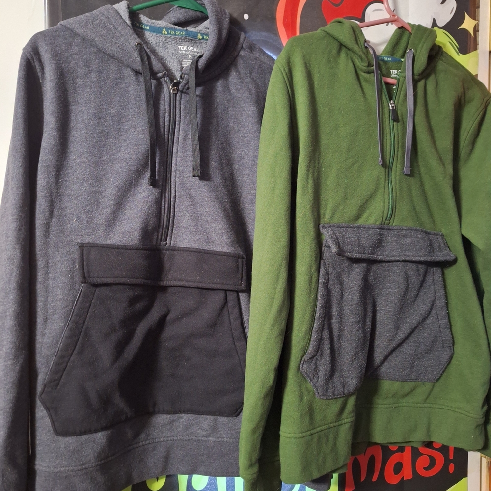 Kohl's Green and Gray Men's Hoodies